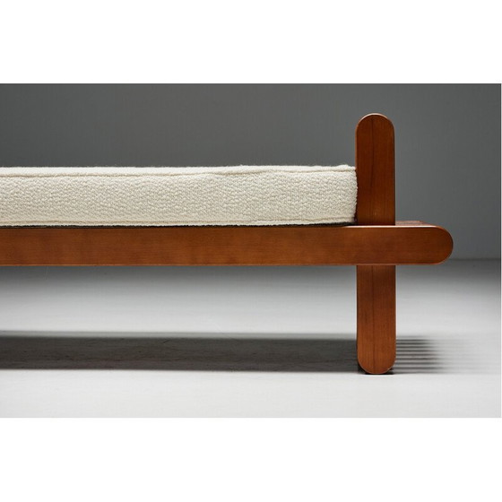 Image 1 of Vintage walnoten daybed, Italië 1960