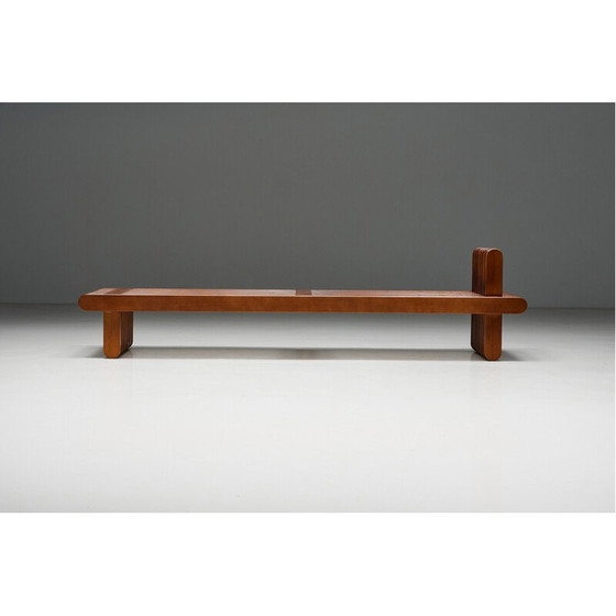 Image 1 of Vintage walnoten daybed, Italië 1960