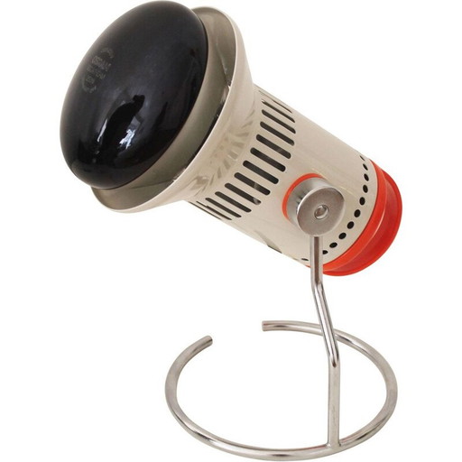 Vintage Infra tafellamp van de Chirana fabriek, Tsjecho-Slowakije 1984