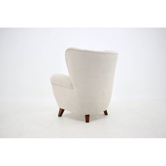 Image 1 of Deense vintage Wingback fauteuil, jaren 1950