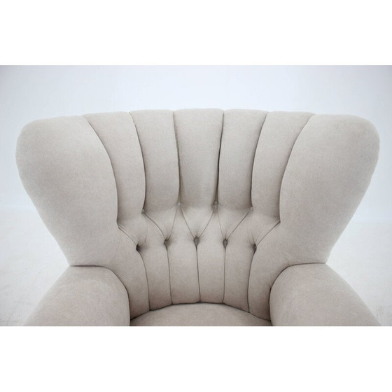 Image 1 of Deense vintage Wingback fauteuil, jaren 1950