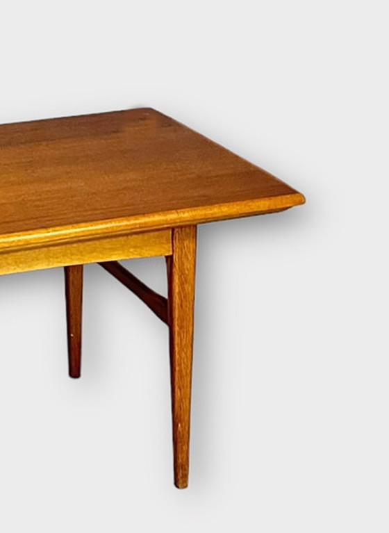 Image 1 of Scandinavische teakhouten salontafel 1960 DK