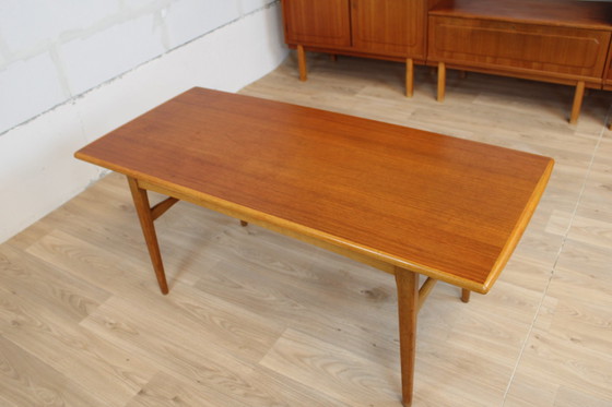 Image 1 of Scandinavische teakhouten salontafel 1960 DK