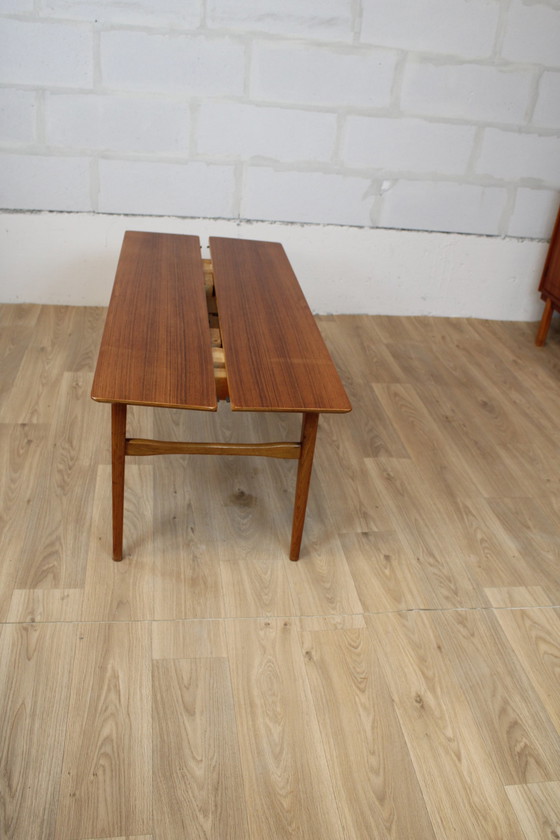 Image 1 of Scandinavische teakhouten salontafel 1960 DK