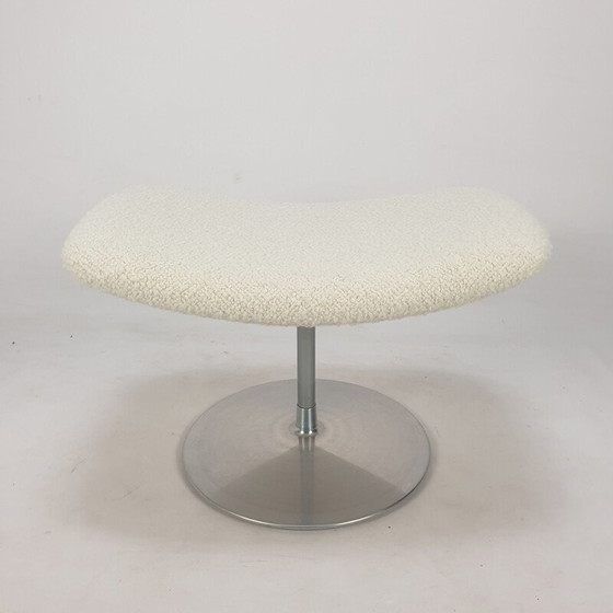 Image 1 of Vintage Tulip fauteuil en voetenbank van Pierre Paulin voor Artifort, jaren 1980