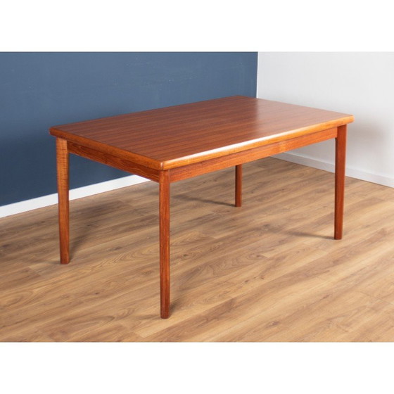 Image 1 of Vintage Deense teakhouten eetset door Arne Hovmand Olsen, jaren 1960