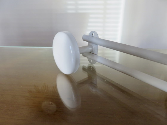 Image 1 of Wit gelakte metalen kapstok