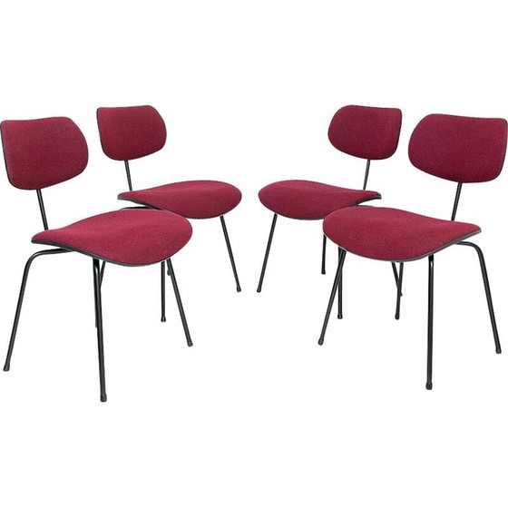 Image 1 of Set van 4 vintage Se68 stoelen van Egon Eiermann voor Wilde en Spieth, 1951