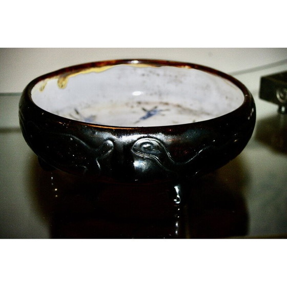 Image 1 of Vintage keramiek dienblad van Jean Rivier