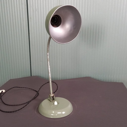 Vintage Militaire Bureaulamp