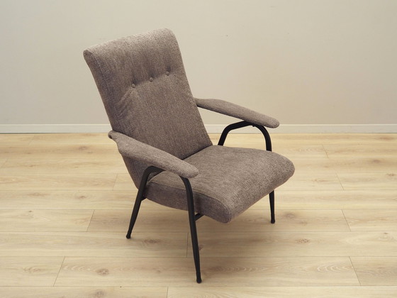 Image 1 of Grijze fauteuil, Italiaans ontwerp, 1970S, Productie: Italië