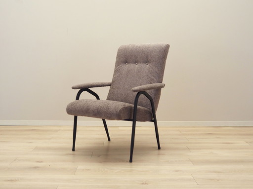 Grijze fauteuil, Italiaans ontwerp, 1970S, Productie: Italië