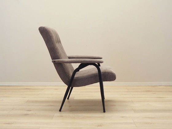 Image 1 of Grijze fauteuil, Italiaans ontwerp, 1970S, Productie: Italië