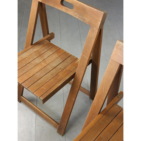 Image 1 of Paar vintage Trieste klapstoelen van Aldo Jacober