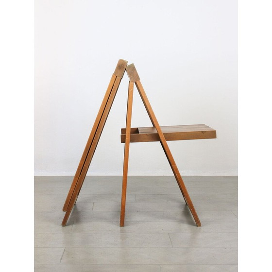 Image 1 of Paar vintage Trieste klapstoelen van Aldo Jacober