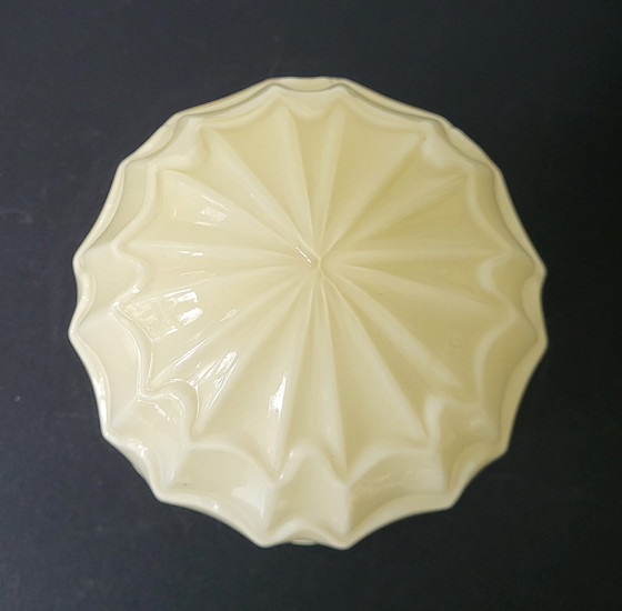 Image 1 of Vintage Thabur Glazen Plafonnière Art Deco Style