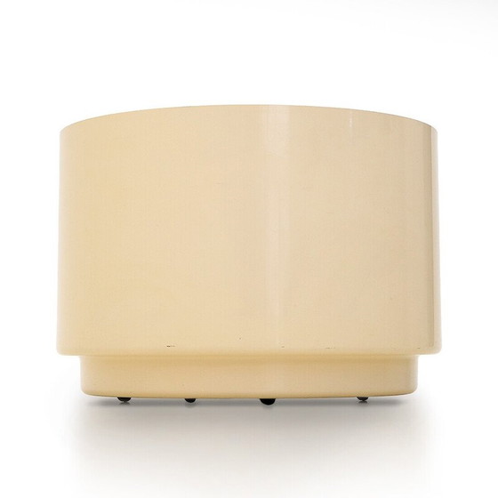 Image 1 of Vintage cilindrische plastic vaashouder van Anna Castelli voor Kartell, 1970