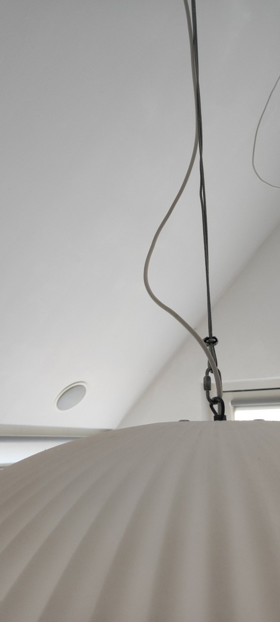 Image 1 of Plafond Hanglamp - Formadri Basic Dome Rib White - 90 cm