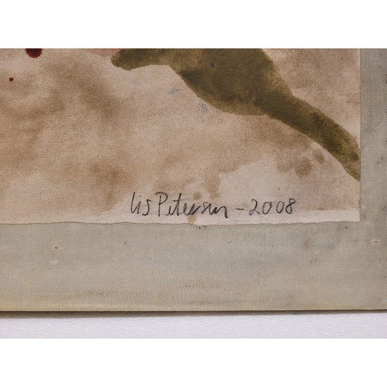 Image 1 of Vintage collage "Amapolas" door Lis Petersen, Portugal 2008