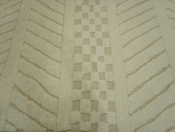 Image 1 of Berber Vloerkleed - 276 Cm X 155 Cm - Witte Wol