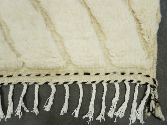 Image 1 of Berber Vloerkleed - 276 Cm X 155 Cm - Witte Wol