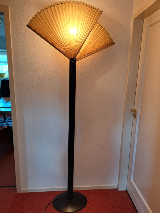 Image 1 of Vintage Vloerlamp Met Twee Waaiers