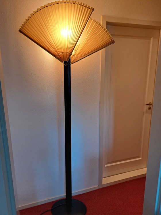 Image 1 of Vintage Vloerlamp Met Twee Waaiers