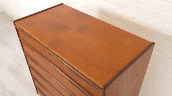 Image 1 of Vintage Deense Ladekast | Teak | 6 Lades | 104 Cm