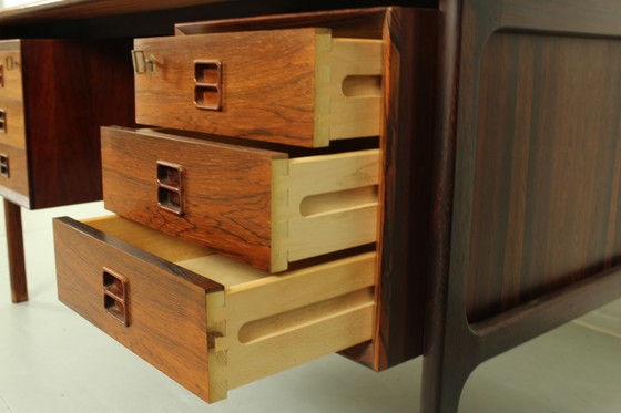 Image 1 of Deens Mid Century Bureau In Rozenhout Door Erik Brouer, 1960S Denemarken