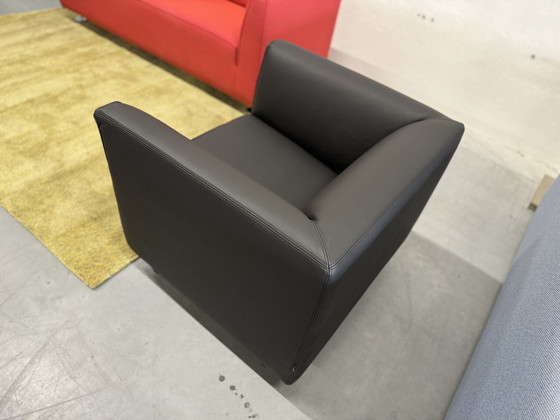 Image 1 of Gelderland 4800 Fauteuil Zwart Jumbo Leer