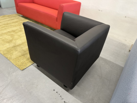 Image 1 of Gelderland 4800 Fauteuil Zwart Jumbo Leer