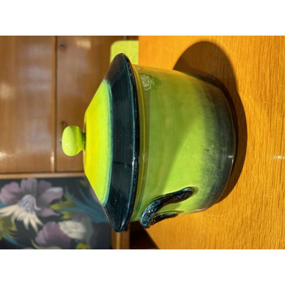 Image 1 of Vintage aardewerken soepterrine voor Saint Clément, 1970