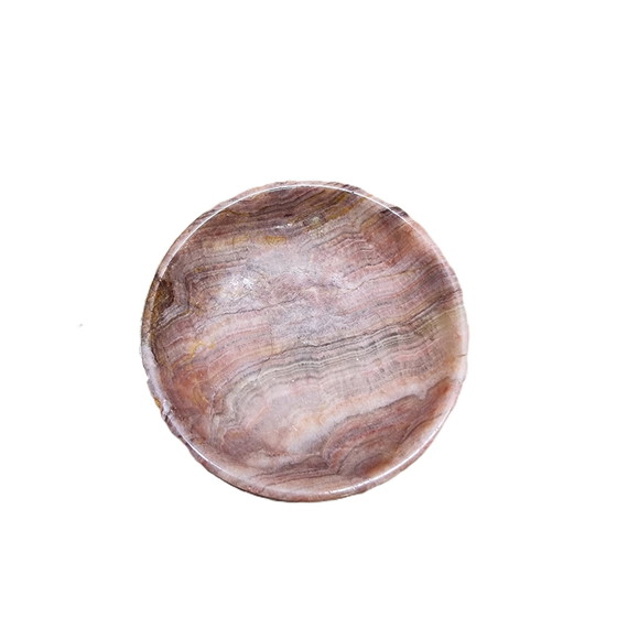 Image 1 of Vintage Onyx Marmeren Schaaltje Jaren 80