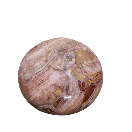 Image 1 of Vintage Onyx Marmeren Schaaltje Jaren 80