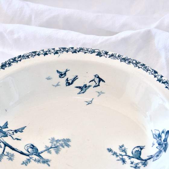 Image 1 of Holle Schotel / Saladekom Xixe Terre De Fer Oiseaux Choisy-Le-Roi Hb & C