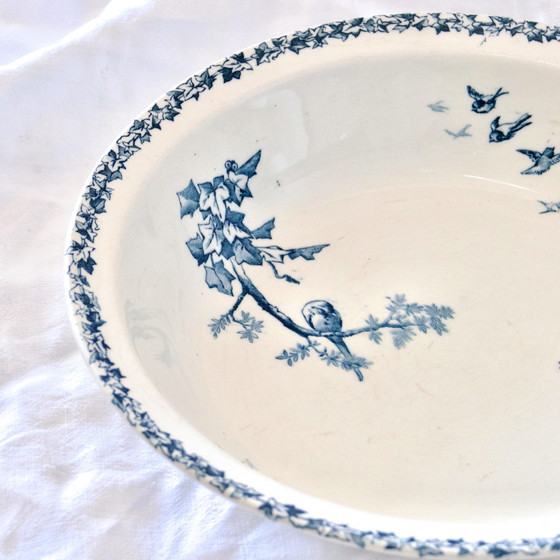 Image 1 of Holle Schotel / Saladekom Xixe Terre De Fer Oiseaux Choisy-Le-Roi Hb & C