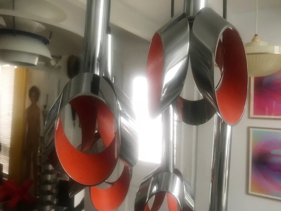 Image 1 of Vintage Cascade hanglamp - Massief - Ruimtetijdperk