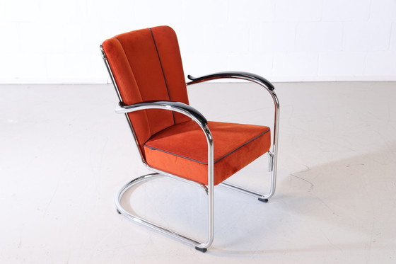 Image 1 of Gebr van der Stroom Dutch Originals model Gispen 412S fauteuil