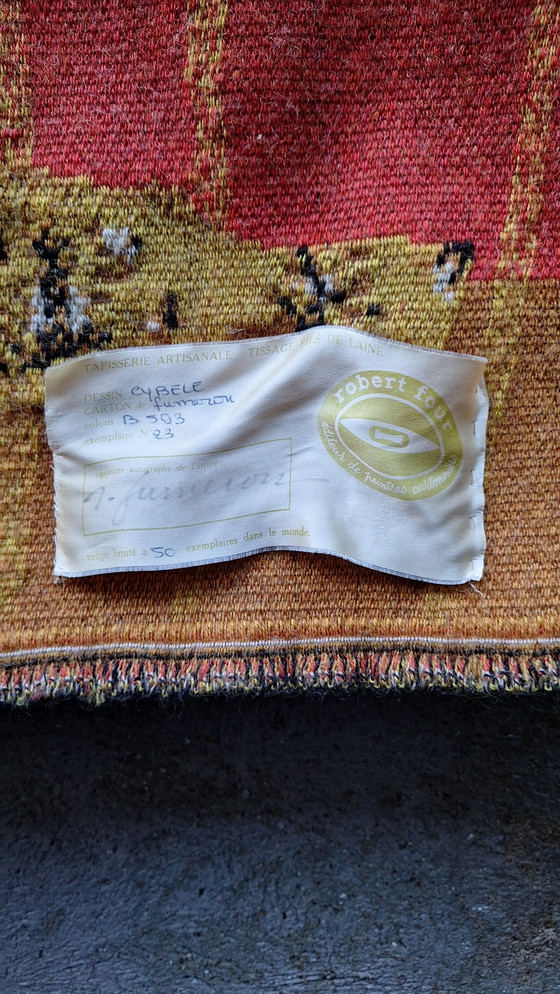Image 1 of Aubusson wandtapijt Cybele René Fumeron