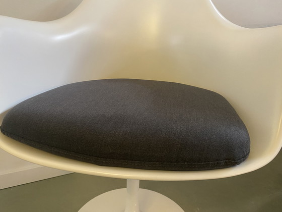 Image 1 of 4x Vervangend Kussen Tulip Armchair - Antraciet