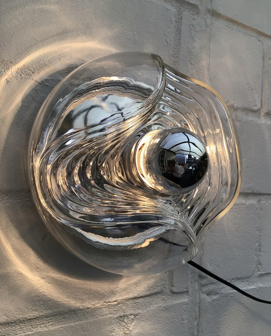 Image 1 of Peill & Putzler - Futura / Wave 1970Er Wandlamp