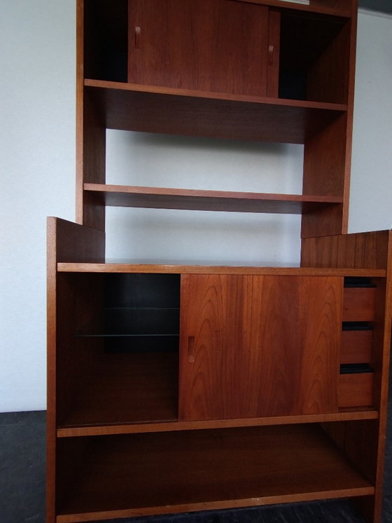 Image 1 of Teak wall system from the Danish designer Poul Cadovius