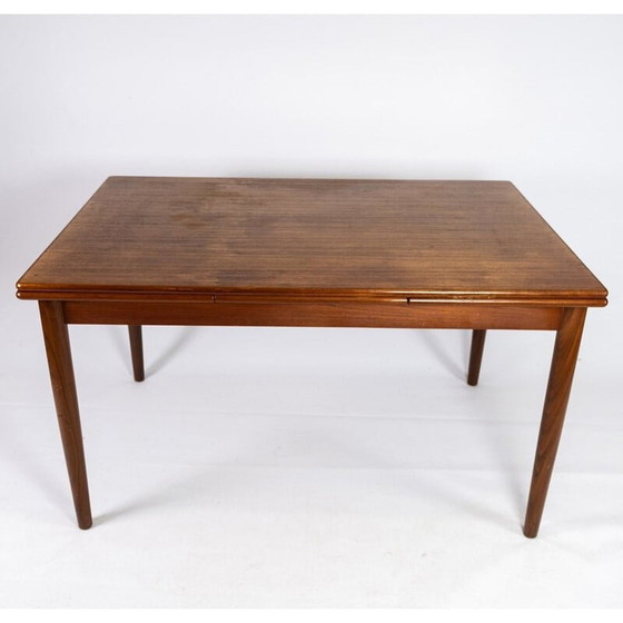 Image 1 of Vintage eettafel in teak met uitschuiftafel, Deens 1960