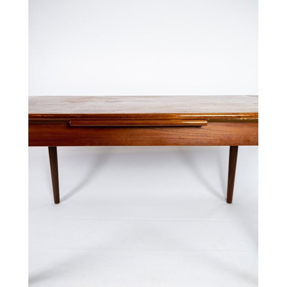 Image 1 of Vintage eettafel in teak met uitschuiftafel, Deens 1960