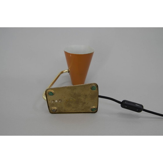 Image 1 of Vintage verstelbare metalen tafellamp, Tsjecho-Slowakije 1960
