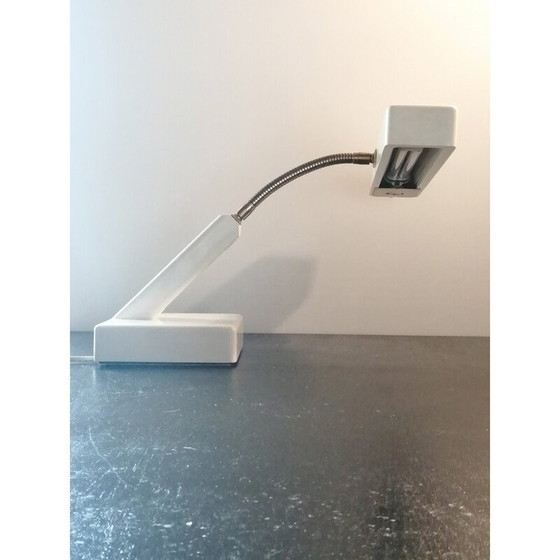 Image 1 of Vintage Kk leuchten pianolamp in gelakt hout en messing, Duitsland 1970