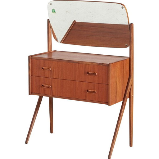 Vintage teakhouten kaptafel, jaren 1960