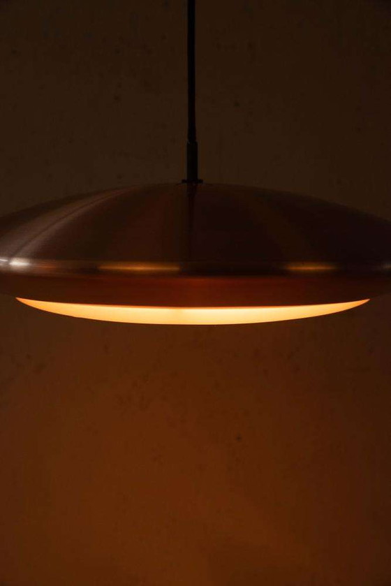 Image 1 of Midcentury Deens design hanglamp Jo Hammerborg Diskos