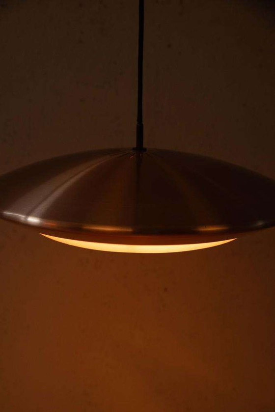 Image 1 of Midcentury Deens design hanglamp Jo Hammerborg Diskos