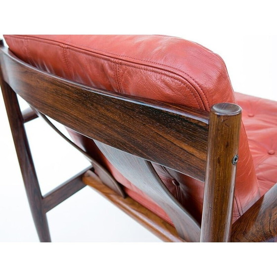 Image 1 of Paar vintage rozenhouten fauteuils van Grete Jalk voor France et Son, jaren 1960